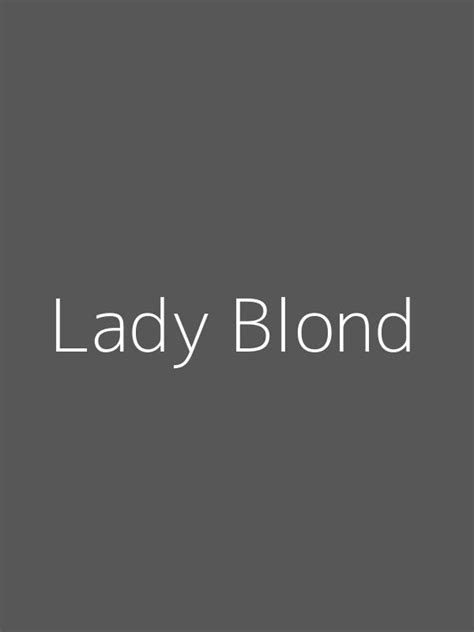 lady blond sonnenallee